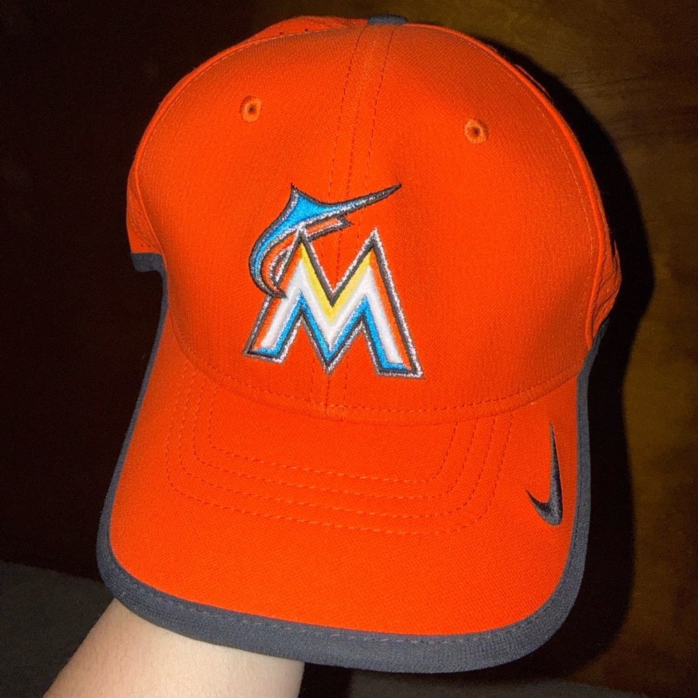 Miami Marlins Nike Dri-fit Cap Orange
